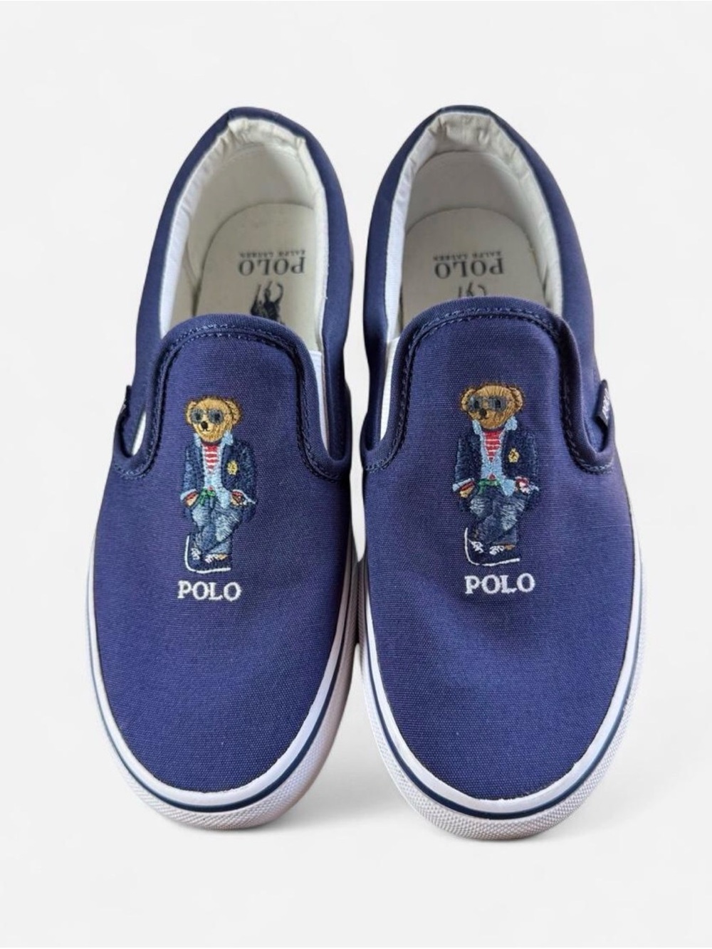 Polo Ralph Lauren Keaton-Slip Bear SK SPO Men's Shoes Navy 7